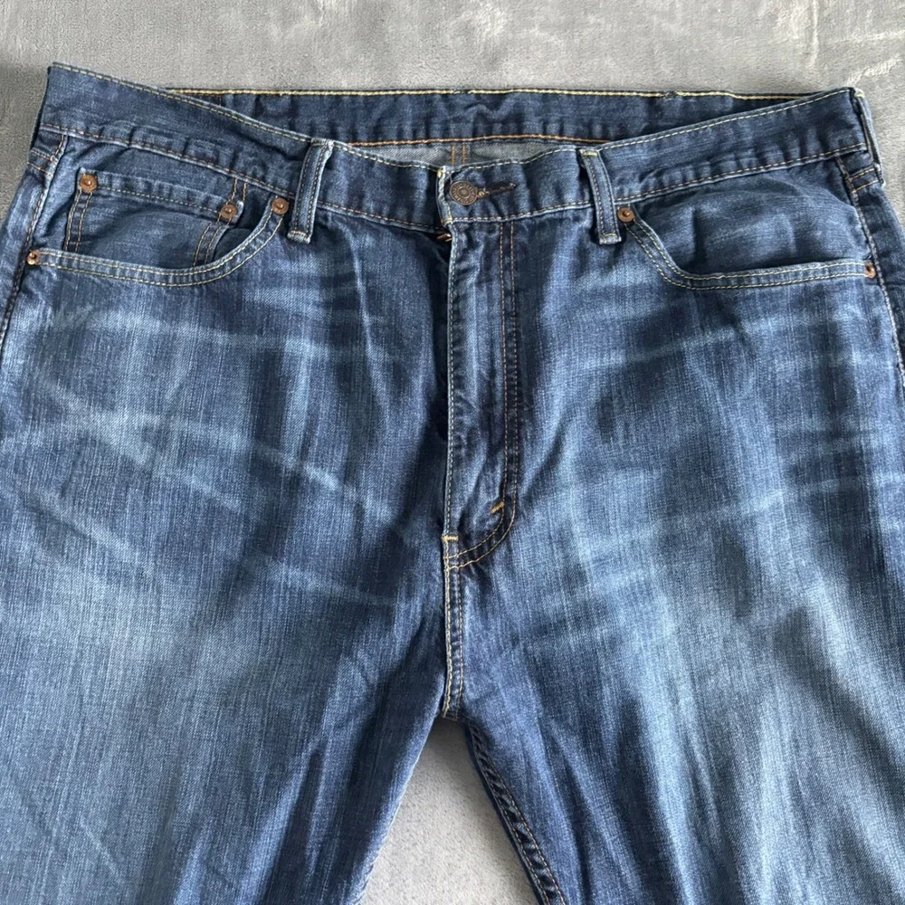 Levi Strauss 514‎ Straight Fit Denim Jeans Mens Blue Size 40x30